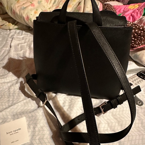 Kate Spade Disney Minnie Mouse Neema Black Backpack Red - Picture 10 of 13